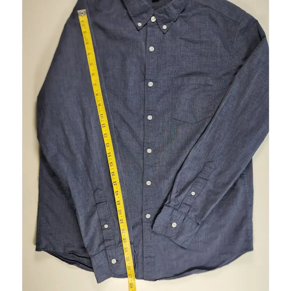 J.CREW‎ Preppy Minimalist Classic Button Down Shirt Large